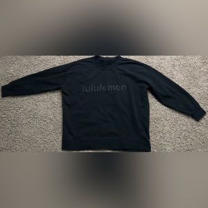 Lululemon Black Oversized Crewneck Sweater Women’s Size Large/Extra Large.